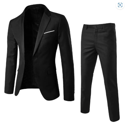 Traje Slim Fit Coreano Ejecutivo Cruz